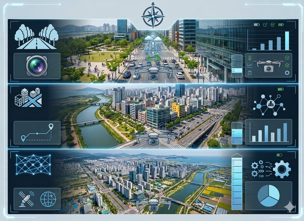 [Droning Airworks 시리즈] ④ 드론 촬영의 높이 전략 — Choosing the Right Altitude in Aerial Cinematography