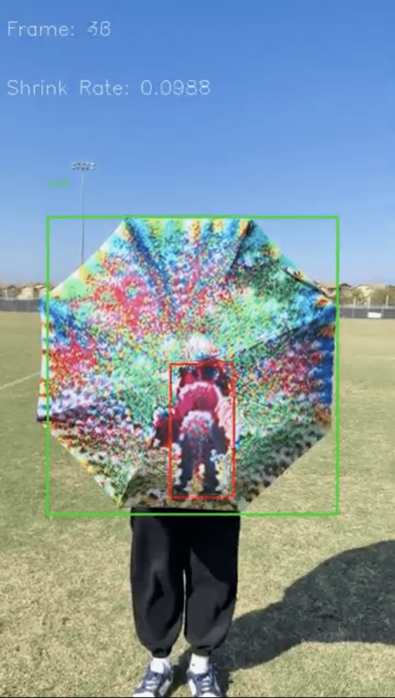 우산 패턴이 드론 AI 추적을 교란 – Umbrella Pattern Interferes with AI Drone Target Tracking